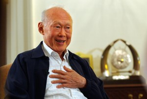 Minister Mentor Lee Kuan Yew at the Istana, December 2009. Credit: AP Photo