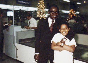 Barack Obama is seen with his father Barack Obama, Sr. in an undated family snapshot from the 1960's. Credit: Reuters/Landov