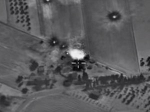 Russian airstrike in Syria. Photo released by Ministry of Defence of the Russian Federation, 10/1/2015. (Credit: Ministry of Defence of the Russian Federation)
