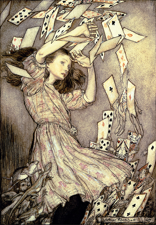 Illustration from 'Alice's Adventures in Wonderland' by Lewis Carroll. Credit: Arthur Rackham (1907); Private Collection (© Christie's Images/Bridgeman Images)