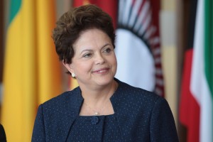 Brazil's President, Dilma Rousseff, during the credencials ceremony for new ambassadors at the Itamaraty Palace, in Brasilia, Brazil, on August 12, 2011. Credit: AP Photo