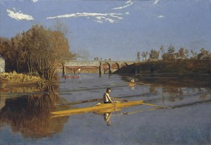 The Champion Single Sculls (Max Schmitt in a Single Scull) (1871), oil on canvas by Thomas Eakins Credit: The Alfred N. Punnett Endowment Fund and George D. Pratt Gift/The Metropolitan Museum of Art, New York City