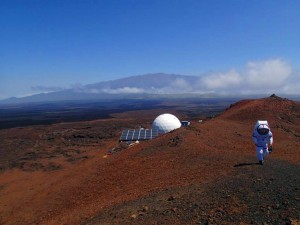 HI-SEAS team members stay in a dome on the Mauna Loa volcano in Hawaii. Credit: © Sian Proctor, University of Hawaii 