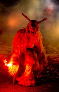 Traditional representation of Krampus monster during Christmas period. Credit: © Sergio Delle Vedove, Shutterstock 