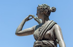 Close-up of the historic statue "Artemis" in Marseille in South France. Credit: © Shutterstock 