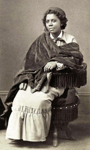 Edmonia Lewis, c.1870 Credit: Smithsonian Institution
