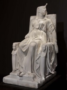 The Death of Cleopatra, carved 1876 by Edmonia Lewis. Credit: Smithsonian American Art Museum