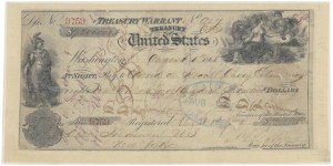 A United States Treasury warrant for $7,200,000, shown here, was used to purchase Alaska from Russia in 1867. The price came to about 2 cents per acre (5 cents per hectare). Alaska later became a U.S. state and a rich source of oil and other natural resources. Credit: National Archives