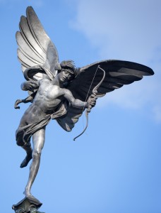 The familiar statue of Eros in Piccadilly Circus, London. Credit: © Shutterstock