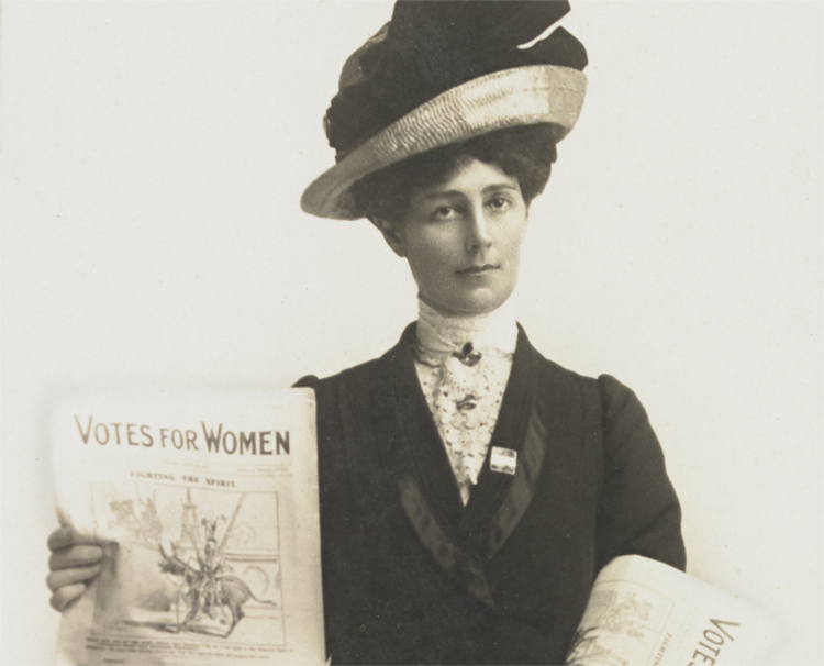 Vida Goldstein was an Australian feminist and campaigner for  woman's suffrage.  Credit: National Library of Australia