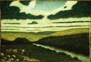 Landscape by Albert Pinkham Ryder. Credit: Landscape (1897–98), oil on canvas by Albert Pinkham Ryder; Metropolitan Museum of Art
