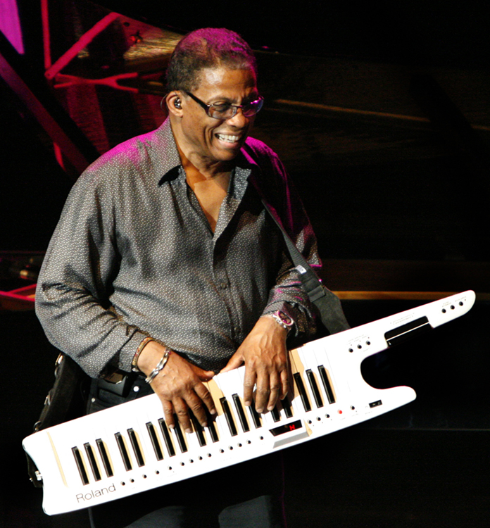Herbie Hancock is a popular and influential American jazz musician, bandleader, and composer.  Credit: © Fulya Atalay, Shutterstock