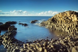 The Giant's Causeway is an unusual formation of rock columns along Northern Ireland’s north coast. According to legend, the causeway was built as a bridge for giants passing between Ireland and Scotland. Credit: © Shutterstock