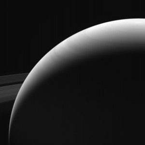 This image of Saturn's northern hemisphere was taken by NASA's Cassini spacecraft on Sept. 13, 2017. It is among the last images Cassini sent back to Earth. The view was taken in visible red light using the Cassini spacecraft wide-angle camera at a distance of 684,000 miles (1.1 million kilometers) from Saturn. Image scale is 40 miles (64 kilometers). The Cassini mission is a cooperative project of NASA, ESA (the European Space Agency) and the Italian Space Agency. The Jet Propulsion Laboratory, a division of Caltech in Pasadena, manages the mission for NASA's Science Mission Directorate, Washington. The Cassini orbiter and its two onboard cameras were designed, developed and assembled at JPL. The imaging operations center is based at the Space Science Institute in Boulder, Colorado. Credit: NASA/JPL-Caltech/Space Science Institute
