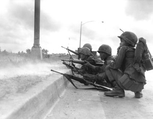 ARVN Rangers defend Saigon during the Tet Offensive, 1968. Credit: Department of Defence