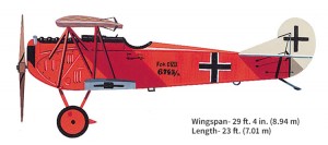 Click to view larger image The Fokker D. VII, a 1918 German fighter plane used in World War I, was known for its fast climbing ability. Credit: WORLD BOOK illustration by Tom Morgan