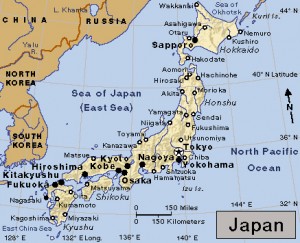 Click to view larger image Japan. Credit: WORLD BOOK map