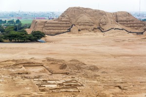 View of the ancient pyramid known as the Huaca del Sol in Trujillo, Peru. Credit: © Jess Kraft, Shutterstock