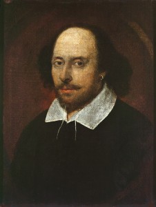 The "Chandos" portrait of William Shakespeare Credit: Portrait of William Shakespeare (c.1610), oil on canvas painting attributed to John Taylor; National Portrait Gallery, London (Bridgeman Art Library)