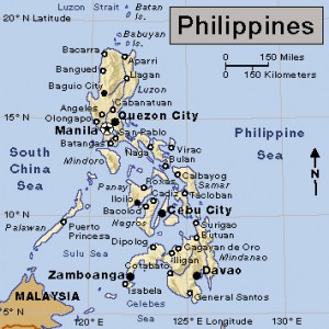 Click to view larger image Philippines Credit: WORLD BOOK map