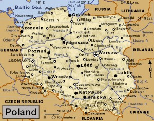 Click to view larger image Poland Credit: WORLD BOOK map