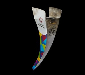 Torch from the Special Olympics World Games in Los Angeles, 2015. Credit: National Museum of American History/Smithsonian Institution