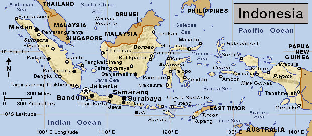 Click to view larger image Indonesia Credit: WORLD BOOK map