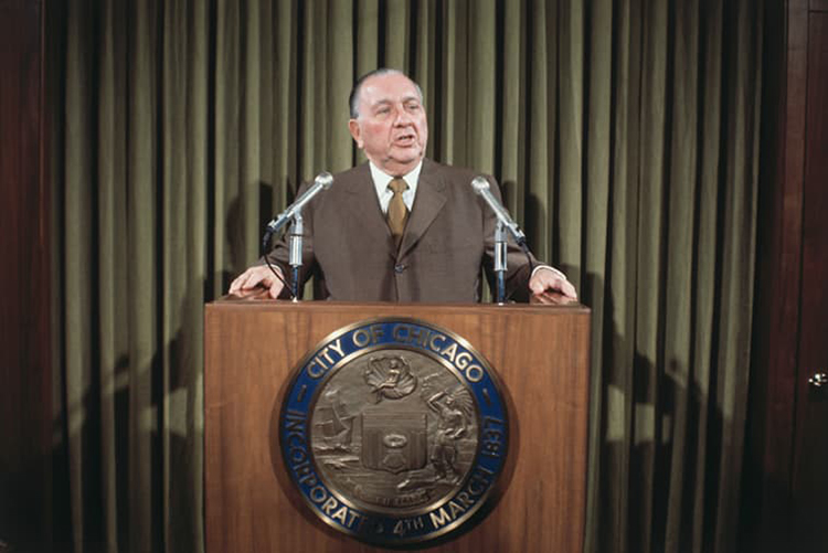 Richard Joseph Daley was mayor of Chicago from 1955 to 1976. His son Richard M. Daley served as mayor of the city from 1989 to 2011. Credit: AP Photo 