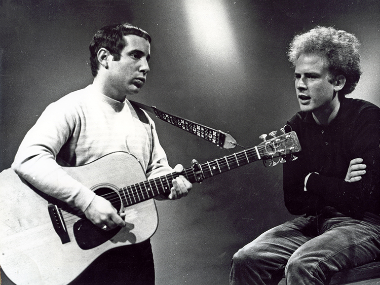 Paul Simon, left, is an American singer, songwriter, and guitarist. He teamed with his childhood friend Art Garfunkel, right, to form Simon and Garfunkel, one of the most popular folk-rock groups of the 1960's. Simon began a successful solo career in the 1970's. Credit: © Pictorial Press/Alamy Images 