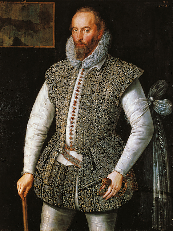 Sir Walter Raleigh tried to establish an English colony in North America. He failed, but his efforts aided later colonists. Credit: Sir Walter Raleigh (1598), oil on canvas attributed to William Segar; National Gallery of Ireland (© DeAgostini/Getty Images)