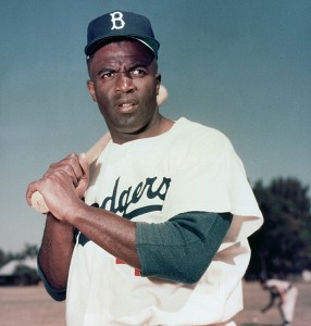 Jackie Robinson was the first African American to play modern major league baseball. Robinson joined the Brooklyn Dodgers in 1947 and played all 10 years of his major league career with the team. Robinson became known for his hitting and for his daring base running. Credit: © MLB Photos/Getty Images 