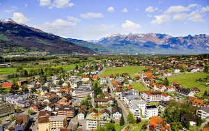 View over Vaduz, Liechtenstein. Credit: © Shutterstock