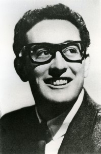 Buddy Holly was an American singer, composer, and electric guitarist. He became one of the first major performers of rock music. Credit: © Pictorial Press Ltd/Alamy Images 