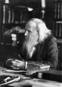 The Russian chemist Dmitri Mendeleev, shown in this portrait, is best known for his work in developing the periodic table of elements. The table arranges the chemical elements according to their properties. Credit: Public Domain 