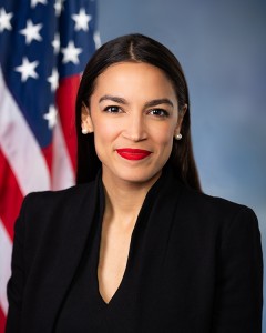 U.S. Representative Alexandria Ocasio-Cortez of New York.  Credit: U.S. House of Representatives 