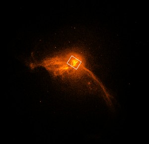 Chandra X-ray Observatory close-up of the core of the M87 galaxy. Credit: NASA/CXC/Villanova University/J. Neilsen
