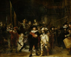 Night Watch by Rembrandt. Credit: Night Watch (1642), oil on canvas by Rembrandt; Rijksmuseum (Amsterdam)