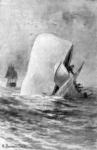 Illustration from an early edition of Moby-Dick.  Credit: Public Domain