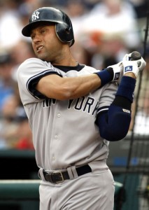 Derek Jeter was a star shortstop for the New York Yankees. He became known both for his consistent hitting and his fielding skill. Credit: © Rebecca Cook, Reuters/Landov