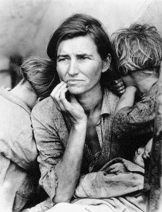 Migrant Mother by Dorothea Lange credit: Library of Congress