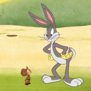 Bugs Bunny gets the best of the hapless hunter Elmer Fudd in a Looney Tunes cartoon. Credit: Warner Bros.