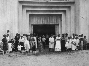  Entrance to refugee camp on the fair grounds, Tulsa, Okla., after the race riot of June 1st, 1921. Credit: Library of Congress