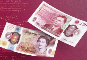 The new polymer bank note, shown in an image provided by the Bank of England, was unveiled to the public nearly two years after officials first announced it would honor Turing. Credit: Bank of England 