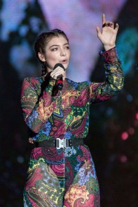 Lorde is a New Zealand pop singer and songwriter. She became the first New Zealand solo artist to have a number-one hit in the United States, with the song "Royals" (2012). © Daniel DeSlover, ZUMA/Alamy Images