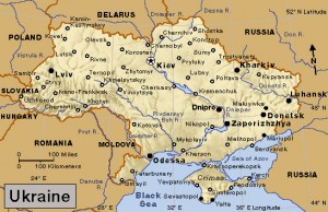Map of Ukraine Credit: World Book map