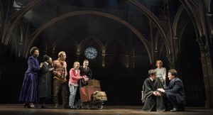 The play Harry Potter and the Cursed Child continues the story of Harry Potter, the hero of a series of novels by the British author J. K. Rowling. First performed in 2016, the play follows the boy wizard Harry into adulthood. Here, actors perform the play in New York City in 2018. Credit: © Sara Krulwich, The New York Times/Redux Pictures