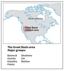 Great Basin cultural area Credit: World Book map