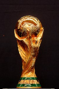 The FIFA World Cup is the most important international competition in soccer. The year and name of each FIFA World Cup winner since 1974 is engraved on the underside of the trophy. A different trophy records the winners of the FIFA Women’s World Cup, which began in 1991. Credit: © Alfredo Lopez, Jam Media/LatinContent/Getty Images