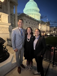 For the first time in 233 years, Native American, Native Alaskan, and Native Hawaiian all in U.S. House. From left to right: Reps. Kaialiʻi Kahele, Mary Peltola and Sharice Davids. Credit: Congressman Kaialiʻi Kahele via Twitter