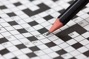 Crossword puzzle Credit: © Julia Sudnitskaya, Shutterstock